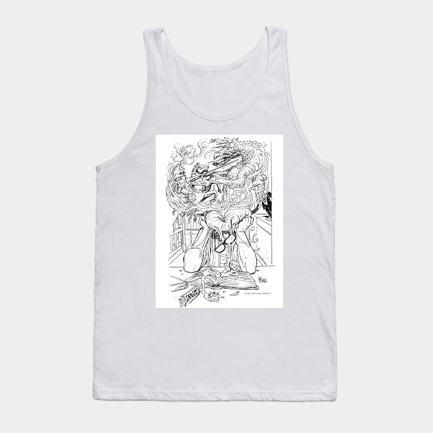 SSSSH! Tank Top by drawmanley